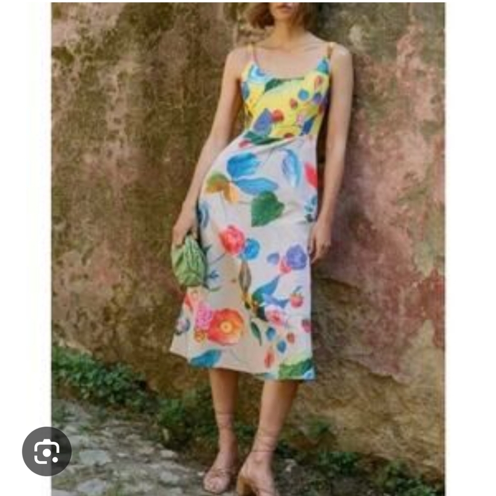 Tuckernuck Vivid Jardin Dominique Midi Dress Numerous Plus Sizes